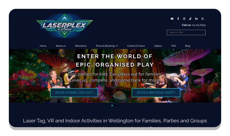 Website built by Anyware: LaserPlex